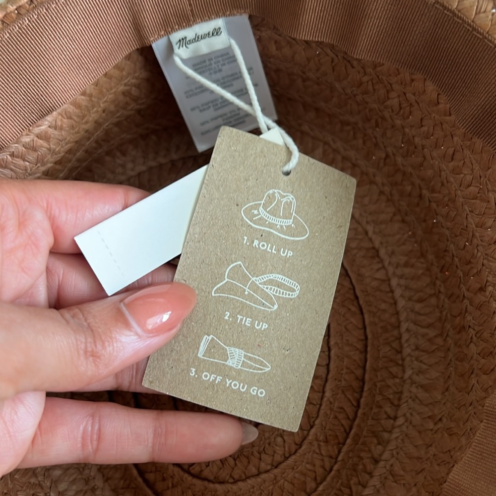 Madewell Packable Straw Hat - Picture 5 of 8